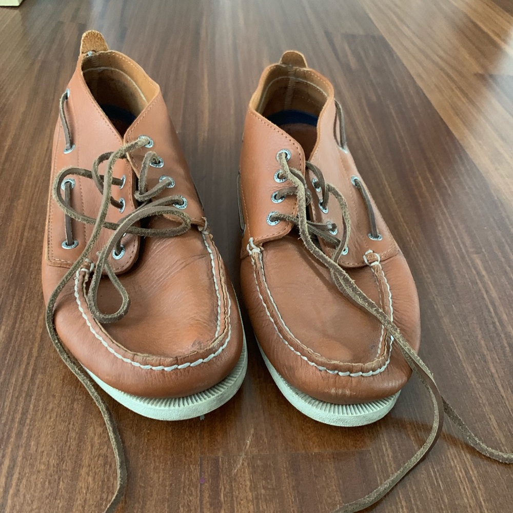 Sperry Mens Chukka Boots Size 11 Light Brown